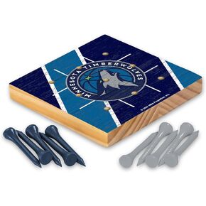 لعبة Rico Industries NBA Peg Tic Tac Toe مقاس 4.25 بوصة × 4.25 بوصة لعبة خشبية بحجم السفر تيك تاك تو - ألعاب ربط الألعاب - متعة عائلية in Kuwait