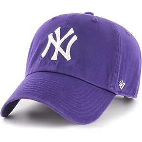 New York Yankees Purple Clean Up Adjustable Hat, Adult One Size Fits All in Kuwait