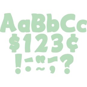 Teacher Created Resources Mint Green Funtastic 4" Letters Combo Pack (TCR8598)