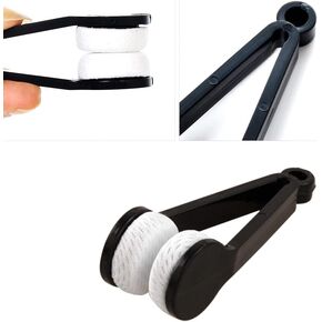 10 Pcs Mini Sun Glasses Eyeglass Microfiber Spectacles Cleaner Soft Brush Cleaning Tool Mini Microfiber Glasses Eyeglasses Cleaner Cleaning Clip in Kuwait