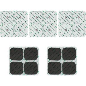 PHYTOP TENS Replacement Pads 20pcs Universal 3.5mm Snap Electrodes Size 2x2