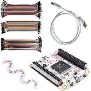 NooElec Great Scott Gadgets GreatFET One Bundle - Hi-Speed USB Peripheral, Logic Analyzer, Debugger and Development Board. Open Hardware. Includes GreatFET One, Wiggler, Cable & 120 Prototyping Wires