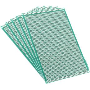 uxcell 10x15cm Single Sided Universal Printed Circuit Board for DIY Soldering 5pcs