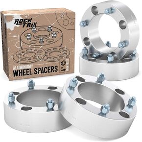 RockTrix - 1.5 inch ATV Wheel Spacers (4x137, 110mm Bore, 10x1.25 Studs and Cone Seat Nuts) Compatible with Kawasaki Can-Am Bombardier (Read Listing for Year Model) UTV Silver V3 38mm 4pcs