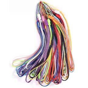 50PCS Pack 7-Inch Colorful Hand Wrist Strap Lanyard for USB Flash Drive, Keys, Keychain, ID Badge Holder, Small Portable Item
