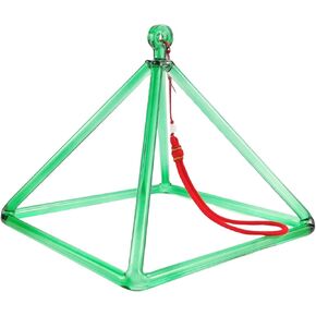 TRAYAYA Green Color Quartz Crystal Singing Pyramid 8''-Perfect Healing Musical Instrument in Kuwait