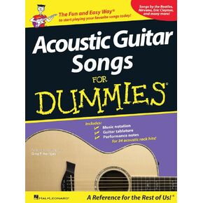Acoustic Guitar Songs for Dummies