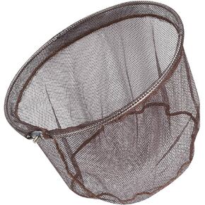 Foldable Replacement Net, Outdoor Landing Net Head Fishing Landing Net Head Landing Net Head Stainless Steel Portable Dip Net for Outdoor Fishing