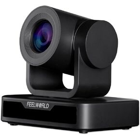 FEELWORLD USB10X Video Conference Webcam USB PTZ Camera 10X Optical Zoom Full HD 1080p for Live Streaming Church Business Education Medical Conference Room Camera System
