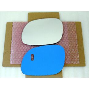 New Mirror Glass with Full Size Adhesive for 2014-2019 Kia Soul Driver Side View Left LH
