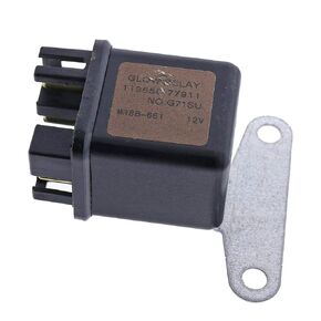 JEENDA Preheating Relay 16415-65600 1641565600 Compatible with Kubota D722 D902 D905 D1105 V3300 Yanmar 12V MR82BL-081 JIDECO 91008V Isuzu Hitachi ZAXIS27U ZAXIS50U ZAXIS40U