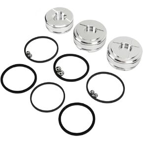 Pinless Accumulator Piston Kit, Stabilizes Heavy Duty Piston to Prevent Slipping, Improve Shift S74927K Pin LeakProof WearResistant for 4L60E 4L65E 4L70E