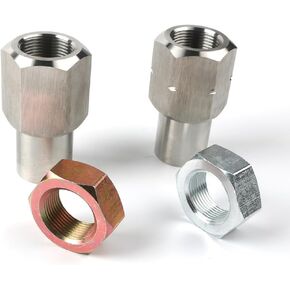 7/8"-18 Jam Nut And Weld Bungs RH LH For Rod Ends-Off Road-4 Link Suspension