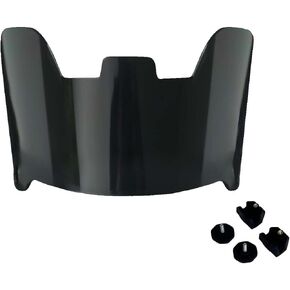 Football Visor,Eye-Shield Visor for Helmet, Clear Visor Fit, Scratch Resistant, UV Block, Anti-Fog for Adult&Youth Football Helmet with Clips (Black)