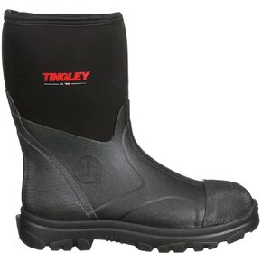 Tingley Badger 87121 Mid-Calf Boot, Men's 11 / Women's 13, Black