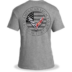 C8 Corvette Next Gen American Legacy Born in The USA Men's T-Shirt