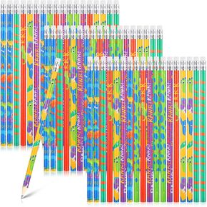 Dinosaur Pencils with Eraser for Kids, Assorted Colorful Pencils, Novelty Fun Wood Pencils for Dinosaur Themed Party Favor, Awards Incentives Pencils, Back to School Supplies (36 Pieces)