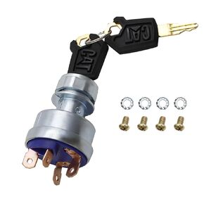 EATAKWARD 9G7641 New Ignition Switch with 2 Keys, Replacement for Caterpillar (Cat) D250E D300E D350E