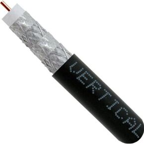 RG6 Quad Shield Direct Burial Bulk Cable 500Ft