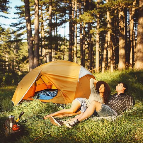 Bessport Camping Tent for 2-3 Person, Lightweight Backpacking Tent Waterproof Windproof Two Doors Easy Setup Double Layer Outdoor Tents for 3 to 4 Seasons, Suitable for Outdoor,Hiking,Camping in Saudi Arabia