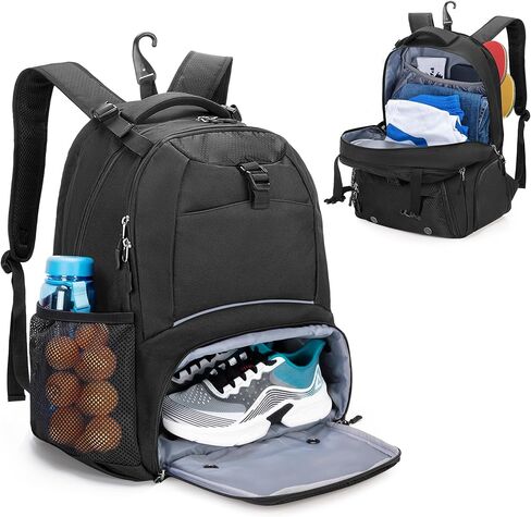 حقيبة ظهر DSLEAF Ping Pong Paddle تحمل 4 مضارب، وحقيبة مضرب تنس الطاولة لحماية مطاط تنس الطاولة والمضرب، وجيوب متعددة لملحقات تنس الطاولة in Kuwait