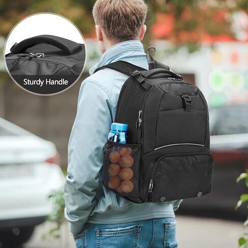 حقيبة ظهر DSLEAF Ping Pong Paddle تحمل 4 مضارب، وحقيبة مضرب تنس الطاولة لحماية مطاط تنس الطاولة والمضرب، وجيوب متعددة لملحقات تنس الطاولة in Kuwait