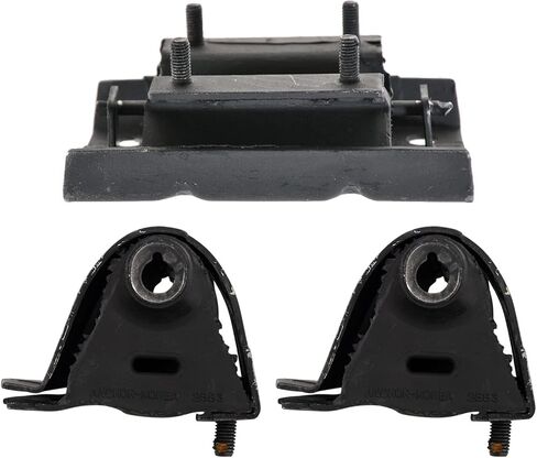 TRQ Engine & Transmission Mount Kit Fits 1997-2006 Jeep Wrangler in Saudi Arabia