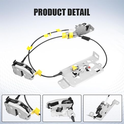 مزلاج قفل الباب الخلفي لجانب الراكب الأيمن من OGATOO وكابل مناسب لسيارة Ford F150 2004-2008، مجموعة محرك مزلاج القفل العلوي والسفلي # 8L3Z18264A00B 6L3Z18264A00B in Saudi Arabia