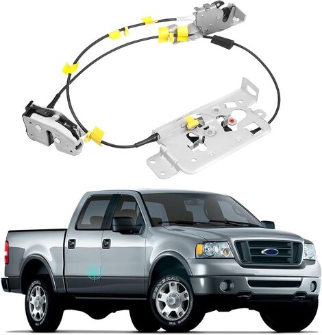 مزلاج قفل الباب الخلفي لجانب الراكب الأيمن من OGATOO وكابل مناسب لسيارة Ford F150 2004-2008، مجموعة محرك مزلاج القفل العلوي والسفلي # 8L3Z18264A00B 6L3Z18264A00B in Saudi Arabia