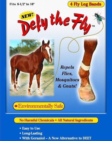 Defy the Fly Leg Bands,fits 8-1/2" to 10", 4 counts in Saudi Arabia