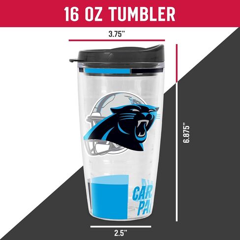 Rico Industries NFL Football Double Wall Classic 16oz Or 20oz Tritan Tumbler W Lid in Saudi Arabia