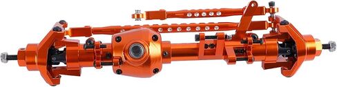 1/6 RC Crawler Aluminum Front Axle Complete for Axial SCX6 AXI05000 Jeep JLU Wrangler RC Car Upgrades (Gold) in Saudi Arabia