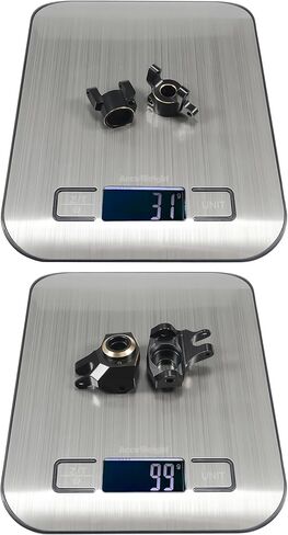 SCX10 II Brass Weights C-Hubs Steering Knuckles 4pcs 130g Front Caster Blocks Portal Drive Counterweight for 1/10 RC Crawler Car 90046 90047 SCX10 II Upgrades Accessories in Saudi Arabia