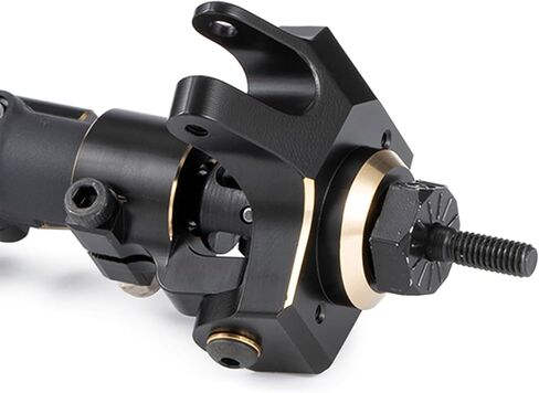SCX10 II Brass Weights C-Hubs Steering Knuckles 4pcs 130g Front Caster Blocks Portal Drive Counterweight for 1/10 RC Crawler Car 90046 90047 SCX10 II Upgrades Accessories in Saudi Arabia