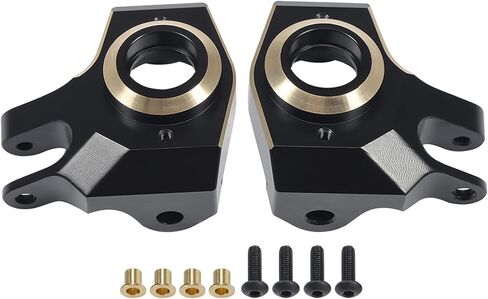 SCX10 II Brass Weights C-Hubs Steering Knuckles 4pcs 130g Front Caster Blocks Portal Drive Counterweight for 1/10 RC Crawler Car 90046 90047 SCX10 II Upgrades Accessories in Saudi Arabia