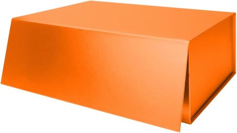 CHECHNYA 5 large gift box 13x10x5 inch foldable magnetic gift box, sturdy shirt box, hard large gift box cover, reusable gift box set, white 5-Pack… in Saudi Arabia