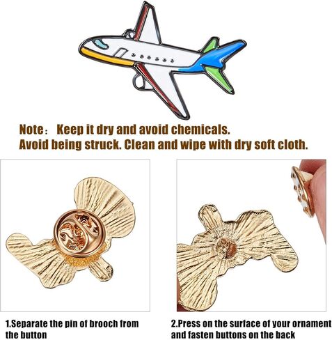 Hicarer 20 قطعة لطيف التلبيب دبوس مجموعة الكرتون بروش دبوس شارات بروش دبابيس للملابس أكياس جاكيتات ملحق DIY بها بنفسك الحرف (نمط مجموعة 2) in Kuwait
