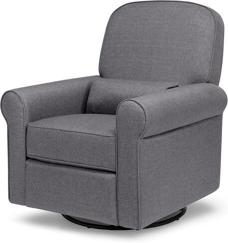 DaVinci Ruby Recliner and Swivel Glider in Shadow Grey, Greenguard Gold Certified in Saudi Arabia