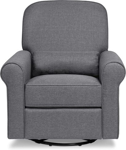 DaVinci Ruby Recliner and Swivel Glider in Shadow Grey, Greenguard Gold Certified in Saudi Arabia