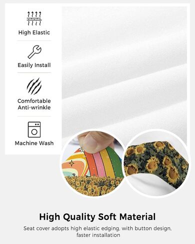 Sea Turtle Office Chair Covers Stretchable 2 Piece, Soft Decorative Computer Desk Chair Cover Protector Universal Rotating Chair Slipcover Summer Beach Turquoise Tortoise Wooden in Saudi Arabia