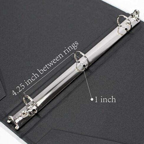 Hiwhy 3 Ring Binder 1 بوصة، نسيج الكتان حلقات دائرية تناسب ورق مقاس 8.5 × 11 بوصة، رمادي الأرز in Kuwait