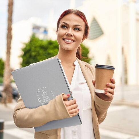 Hiwhy 3 Ring Binder 1 بوصة، نسيج الكتان حلقات دائرية تناسب ورق مقاس 8.5 × 11 بوصة، رمادي الأرز in Kuwait