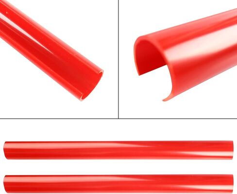 زوج واحد من خطوط الشبكة، حواف الشبكة، شعار الشواية للإدراج لسلسلة 5 E60 E61 2003-2010 M5 2004-2011 ملحقات السيارة (أحمر) in Kuwait