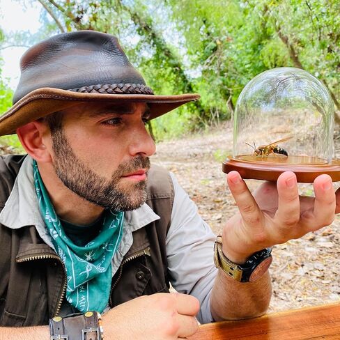 Brave Wilderness Be Brave Stay Wild Bracelet by Coyote Peterson, Made with Wood, Plastic, and Organic Glass with a Metal Charm (One Size Fits All) in Saudi Arabia