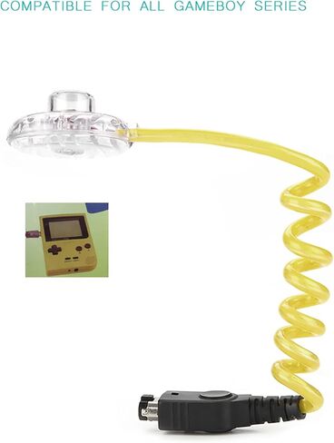 Flexible White Worm Light for Gameboy Advance. Adjustable, Plug and Play, Lifetime Light Source Gameboy Series. Compact Design in Saudi Arabia