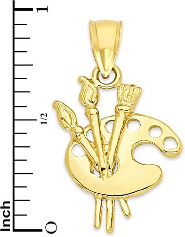 قلادة الرسام من الذهب الخالص عيار 10 قيراط - مجوهرات فنية in Kuwait