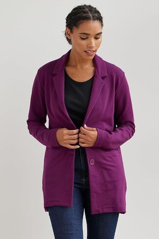 Women's Organic Relaxed Knit Blazer in Saudi Arabia