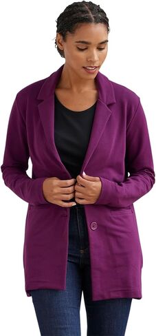 Women's Organic Relaxed Knit Blazer in Saudi Arabia