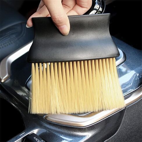 فرشاة غبار داخلية أوتوماتيكية، منفضة فرش تنظيف السيارة، فرشاة ذات كثافة عالية وخالية من الخدوش، فرشاة تفاصيل فائقة النعومة، أداة تنظيف داخلية للسيارات للوحة قيادة السيارة، وفتحات مكيف الهواء، والكمبيوتر in Kuwait