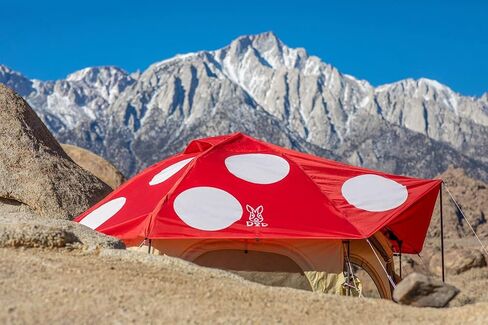 DOD Kinoko Mushroom Tent|Outdoor Tents for Camping Easy Set Up| Hiking Tents for Backpacking | Red in Kuwait